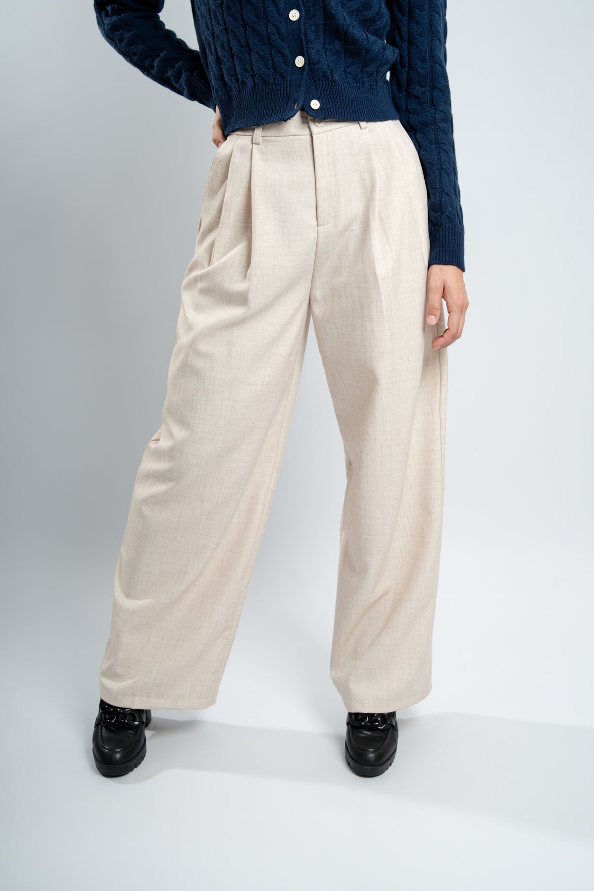 Pantalon de tailleur palazzo