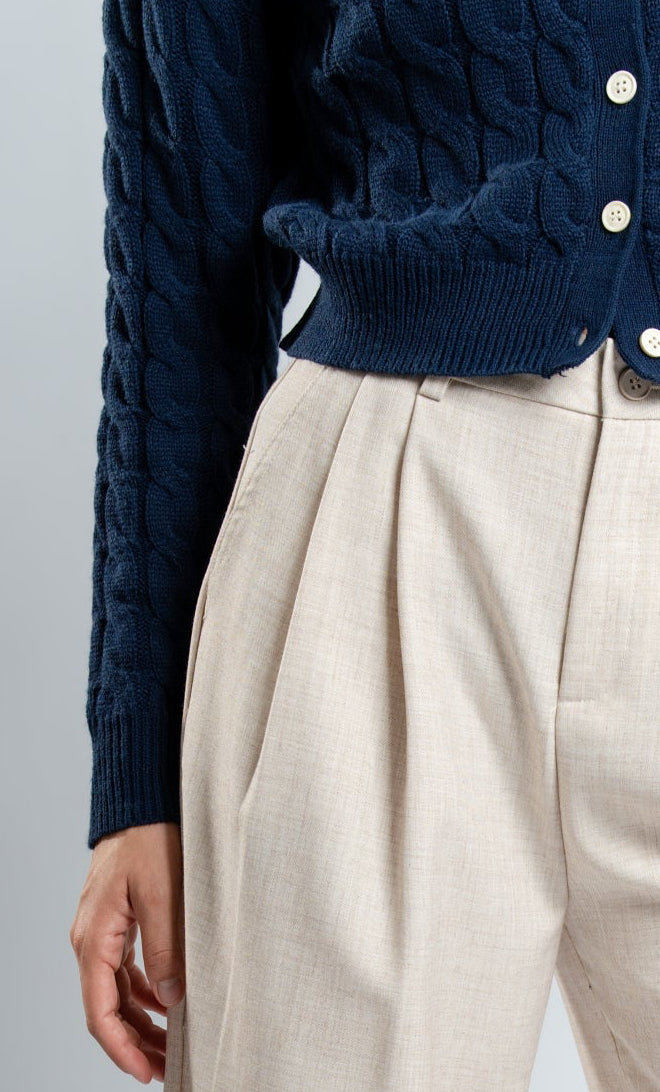 Pantalon de tailleur palazzo