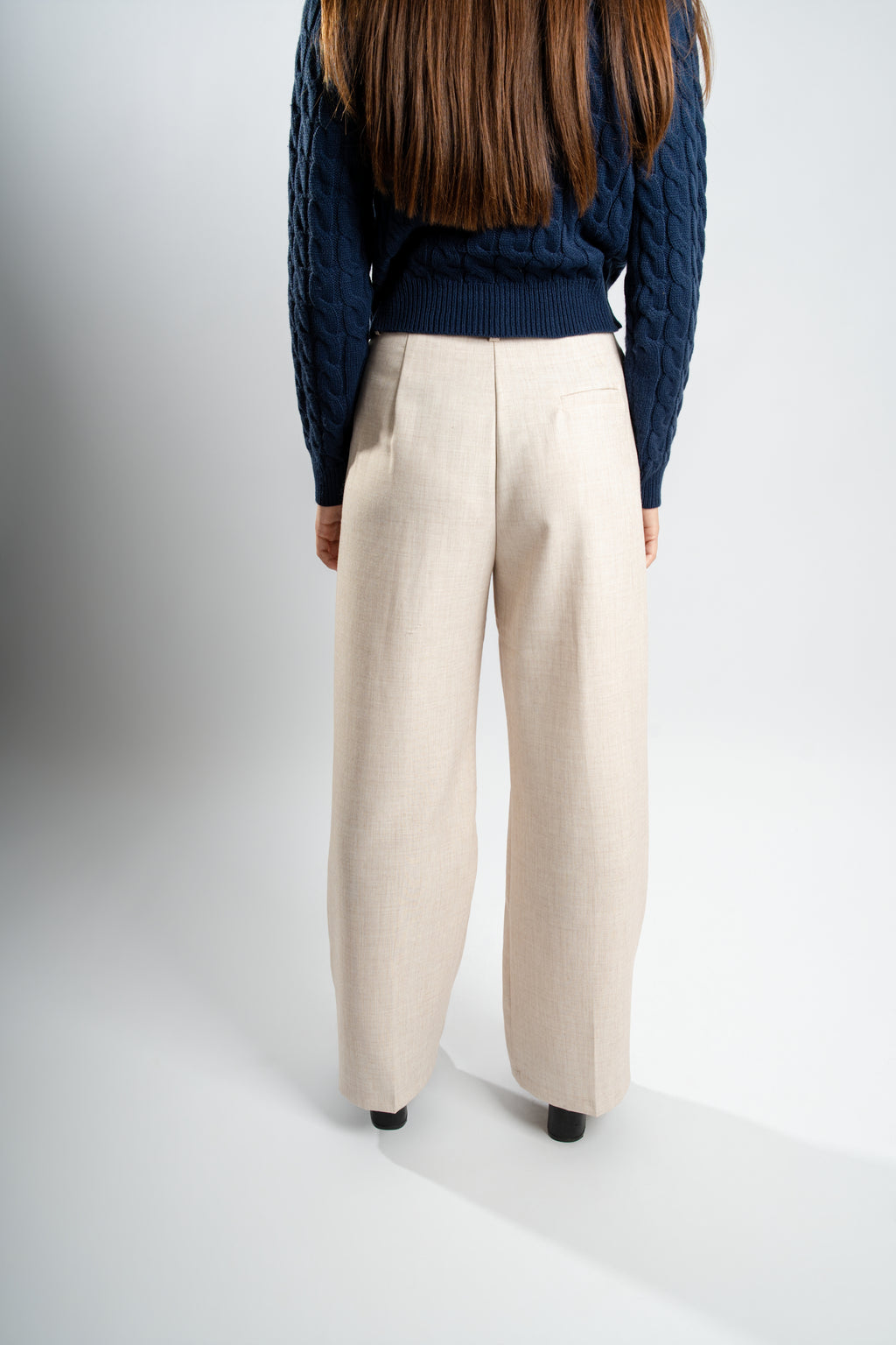 Pantalon de tailleur palazzo