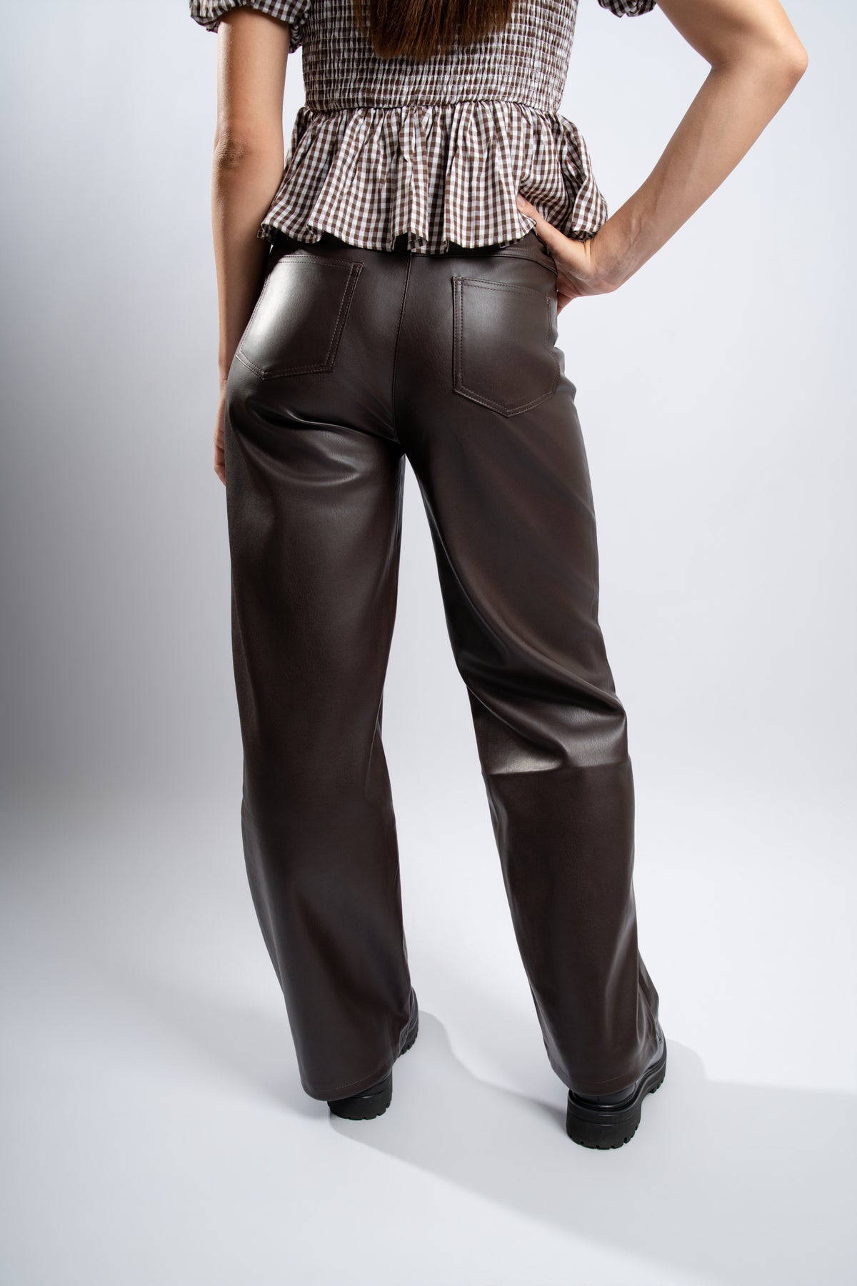 Pantalon Simili Cuir