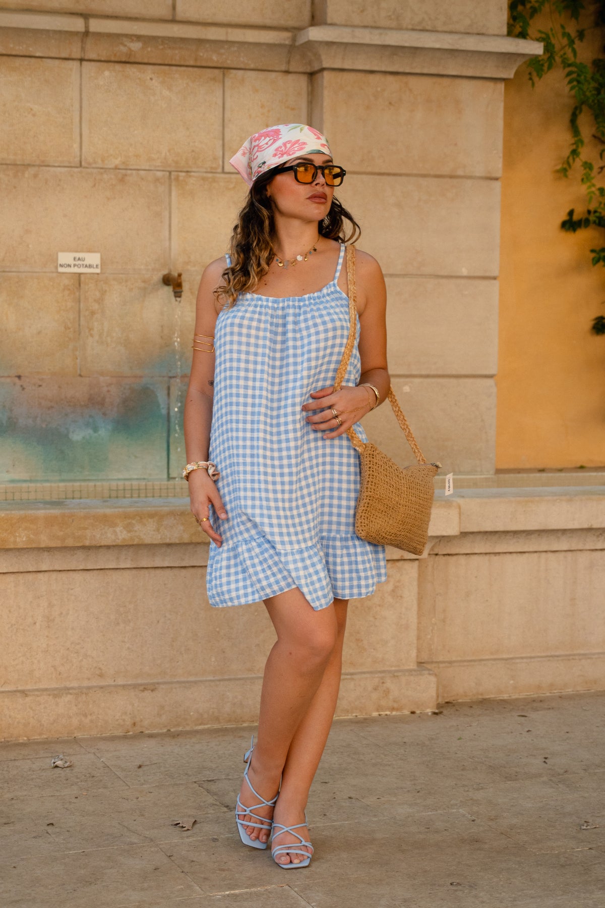 Robe VICHY bleu